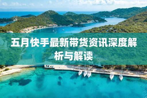 五月快手最新带货资讯深度解析与解读