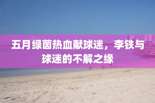 五月绿茵热血献球迷，李铁与球迷的不解之缘