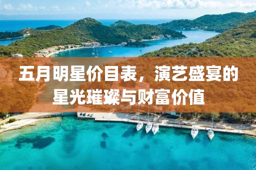 五月明星价目表，演艺盛宴的星光璀璨与财富价值