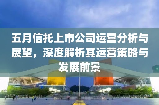 五月信托上市公司运营分析与展望，深度解析其运营策略与发展前景
