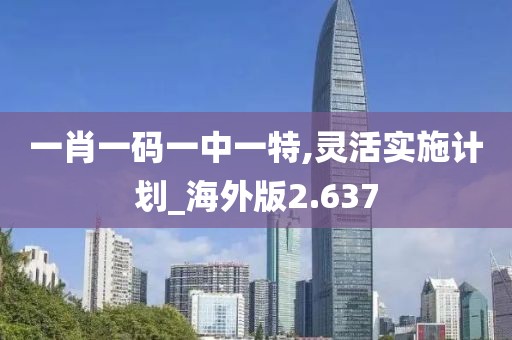 一肖一码一中一特,灵活实施计划_海外版2.637
