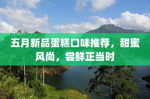 五月新品蛋糕口味推荐，甜蜜风尚，尝鲜正当时