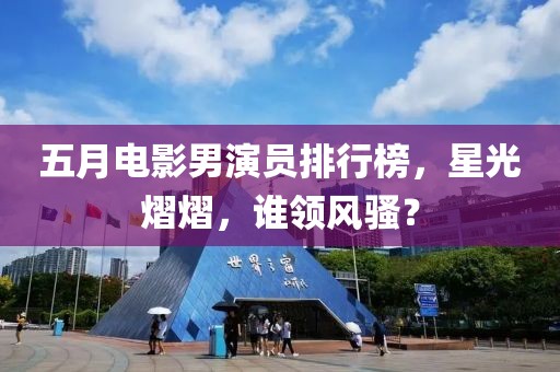 五月电影男演员排行榜，星光熠熠，谁领风骚？