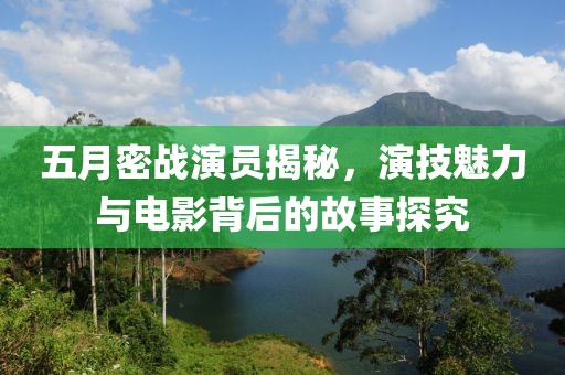 五月密战演员揭秘，演技魅力与电影背后的故事探究
