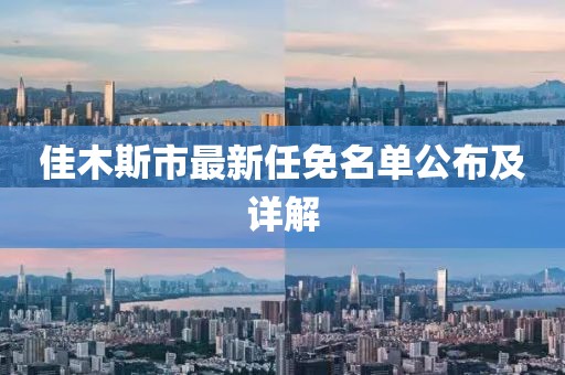 佳木斯市最新任免名单公布及详解