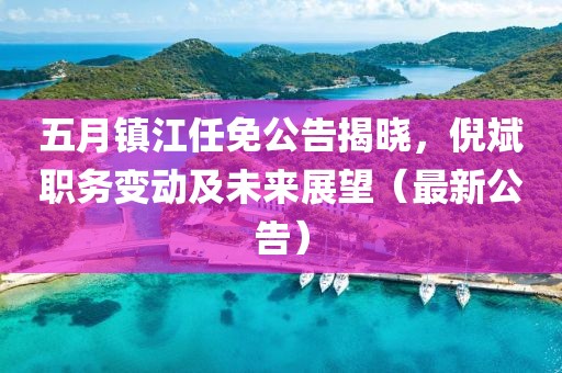 五月镇江任免公告揭晓，倪斌职务变动及未来展望（最新公告）