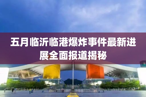 五月临沂临港爆炸事件最新进展全面报道揭秘