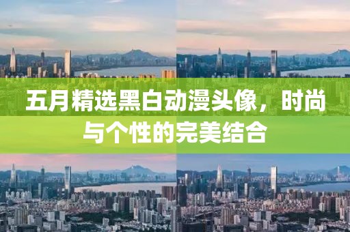 五月精选黑白动漫头像，时尚与个性的完美结合