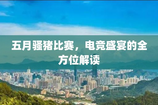 五月骚猪比赛，电竞盛宴的全方位解读