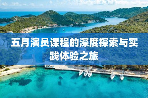 五月演员课程的深度探索与实践体验之旅
