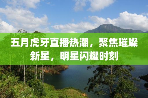 五月虎牙直播热潮，聚焦璀璨新星，明星闪耀时刻