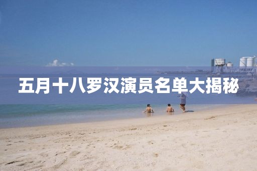 五月十八罗汉演员名单大揭秘