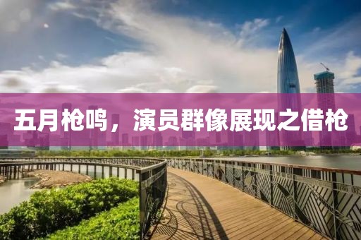五月枪鸣，演员群像展现之借枪