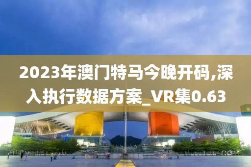 2023年澳门特马今晚开码,深入执行数据方案_VR集0.63