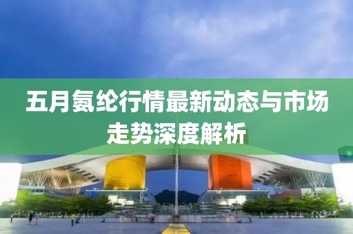 五月氨纶行情最新动态与市场走势深度解析