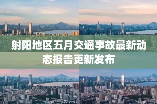 射阳地区五月交通事故最新动态报告更新发布