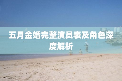 五月金婚完整演员表及角色深度解析