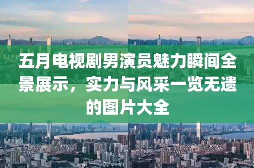 五月电视剧男演员魅力瞬间全景展示，实力与风采一览无遗的图片大全