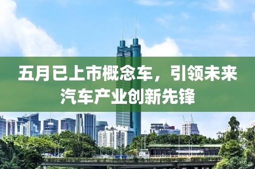 五月已上市概念车，引领未来汽车产业创新先锋