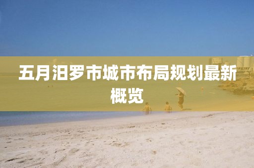 五月汨罗市城市布局规划最新概览
