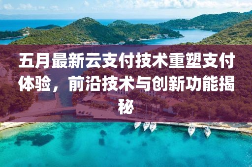 五月最新云支付技术重塑支付体验，前沿技术与创新功能揭秘