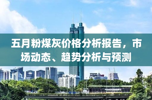五月粉煤灰价格分析报告，市场动态、趋势分析与预测