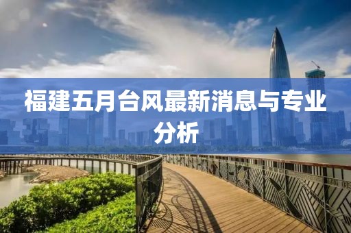 福建五月台风最新消息与专业分析