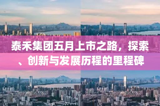 泰禾集团五月上市之路，探索、创新与发展历程的里程碑