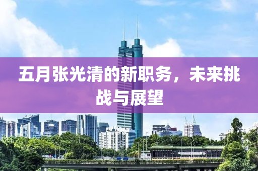 五月张光清的新职务，未来挑战与展望
