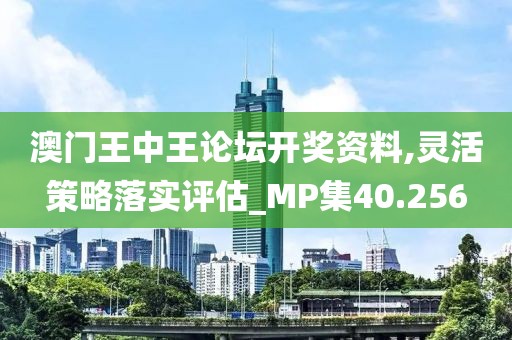 澳门王中王论坛开奖资料,灵活策略落实评估_MP集40.256
