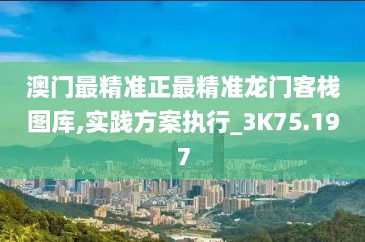 澳门最精准正最精准龙门客栈图库,实践方案执行_3K75.197