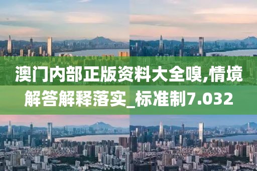 澳门内部正版资料大全嗅,情境解答解释落实_标准制7.032