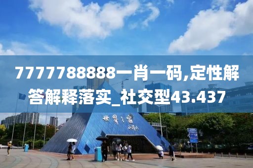 7777788888一肖一码,定性解答解释落实_社交型43.437