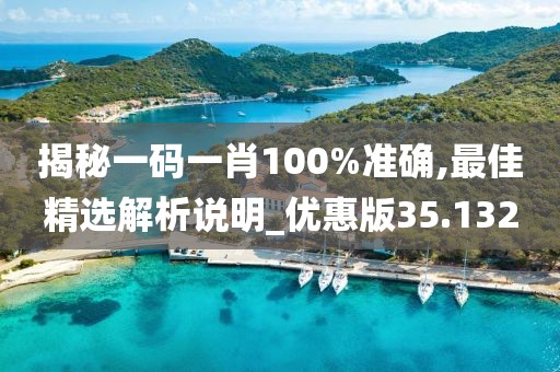 揭秘一码一肖100%准确,最佳精选解析说明_优惠版35.132