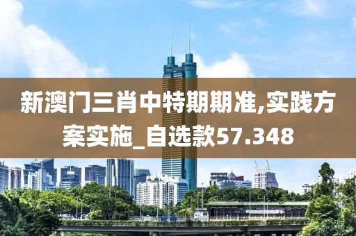 新澳门三肖中特期期准,实践方案实施_自选款57.348