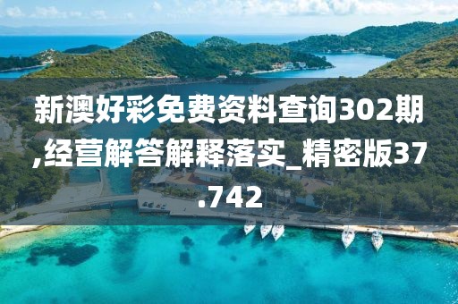 新澳好彩免费资料查询302期,经营解答解释落实_精密版37.742