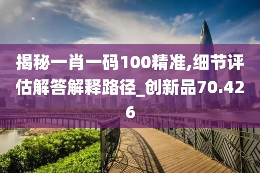 揭秘一肖一码100精准,细节评估解答解释路径_创新品70.426