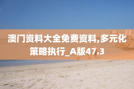 澳门资料大全免费资料,多元化策略执行_A版47.3
