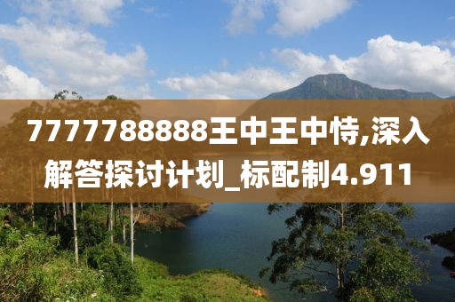 7777788888王中王中恃,深入解答探讨计划_标配制4.911
