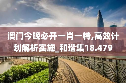 澳门今晚必开一肖一特,高效计划解析实施_和谐集18.479