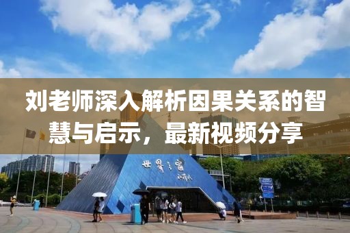 刘老师深入解析因果关系的智慧与启示，最新视频分享