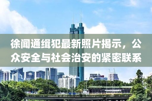 徐闻通缉犯最新照片揭示，公众安全与社会治安的紧密联系
