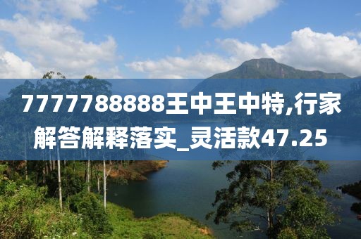 7777788888王中王中特,行家解答解释落实_灵活款47.25
